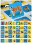 Стем - Двустранни STEM шаблони с животни за визуално стимулиране и логика за деца, снимка 1 - Образователни игри - 40611622