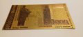 Сувенирна банкнота 50 000 лева 1997 България , Златен лев златни лева розета от Плиска, снимка 3