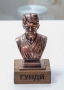 Статуетка- бюст на "Георги Аспарухов-ГУНДИ".Медна галванопластика., снимка 5