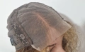 Естествена перука, кафява с руси кичури, 60 см, Lace 4х4, снимка 10
