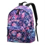 Ученическа раница с розови детайли, 32x14x42см., снимка 1
