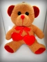 Плюшено мече за Свети Валентин-001, снимка 2
