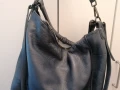 Страхотна тъмносиня чанта от естествена кожа Marc O'Polo, снимка 2