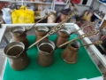 Лот медно джезве шест броя, снимка 1