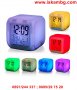 Антистрес LED часовник кубче - 7 цвята, снимка 9