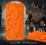Баба Яга метла шапка кълбо вещица Хелоуин Halloween силиконов молд форма фондан шоколад гипс декор, снимка 3