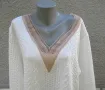 4XL Нова бяла блуза с дантела , снимка 3