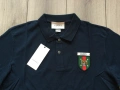 НОВА тъмно синя памучна поло тениска яка якичка GUCCI  Гучи размер XXL, снимка 5