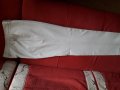 Дамски панталон цвят светъл слонова кост, снимка 4