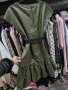 Нова колекция луксозна кожена рокля / туника + колан. Налични цветове:зелен горчица и чер , снимка 3