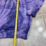 Суитшърт с качулка Tye Dye лилаво дамски размер M, снимка 5