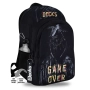 Ученическа раница Game Over, Черен, 33x18x48см., снимка 3