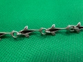 Дизайнерска сребърна гривна с делфини. №7764, снимка 8