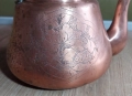 чайник мед с масивна дръжка от бронз за ценители , снимка 4