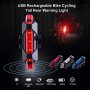 Мощна иновативна водоустойчива ЛЕД LED лампа стоп с 5 светещи ЛЕД диода за колело велосипед, снимка 7