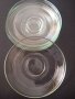 Комплект от 6 броя малки стъклени чинийки, снимка 1 - Чинии - 43543295