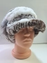 Дамска шапка лукс, тип каскет Чинчила - 116, снимка 4