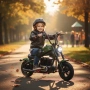 Електрически мини скутер C12B Harley baby, снимка 6