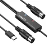 Неизползван USB-C MIDI интерфейс 2м LEKATO LUM-03, снимка 7