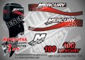 Mercury 1999-2006 100 hp Two Stroke Меркюри извънбордов двигател стикери надписи лодка outmertsr-100, снимка 1 - Аксесоари и консумативи - 43338971