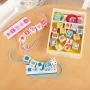 Дървени мъниста за нанизване Melissa & Doug Дървени кубчета Загадките на Блу, снимка 2