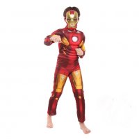 Детски маскировъчен костюм Железният човек с мускули, снимка 2 - Други - 38130655