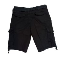 Карго бермуди - черни, снимка 2 - Къси панталони - 40683644