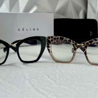 Celine прозрачни слънчеви очила очила за компютър диоптрични рамки, снимка 10 - Слънчеви и диоптрични очила - 44865769