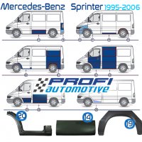 РЕМОНТНИ ПАНЕЛИ / ЛАМАРИНИ / ВЕЖДИ / КАЛНИЦИ за MERCEDES SPRINTER / VW LT 1995-2006, снимка 2 - Части - 33221182