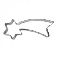 Светкавица Падаща звезда метална форма резец за сладки тесто фондан, снимка 1 - Форми - 37611853