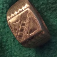 Пръстен стар бронзов 10312, снимка 4 - Колекции - 33475897