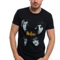 Нова мъжка тениска с дигитален печат на музикалната група The Beatles, снимка 1 - Тениски - 28317049