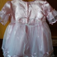 Рокличка за принцеса-Розово бижу"Tiny Princess", снимка 10 - Бебешки рокли - 27499270