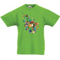 Детска тениска майнкрафт Minecraft 3, снимка 2 - Детски тениски и потници - 32697606