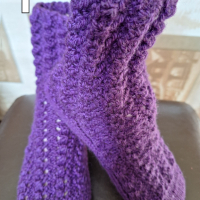 Плетени дамски чорапи, снимка 3 - Дамски чорапи - 44879582