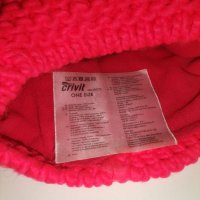 Шапка Crivit, розов неон – един размер, снимка 5 - Шапки, шалове и ръкавици - 35532763