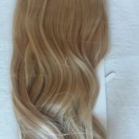 Изкуствена натурално руса вълниста коса, снимка 6 - Аксесоари за коса - 43439657