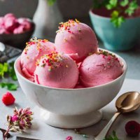 Суха смес за домашен сладолед Ягода (250г / 1 L Мляко), снимка 4 - Други - 37668164