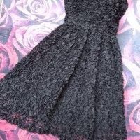 Черна 3D кукленска рокля Уникат Л/ХЛ, снимка 9 - Рокли - 24704467