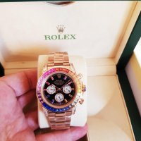 Rolex Daytona GOLD ROSE RAINBOW , снимка 1 - Мъжки - 40501582