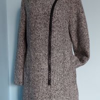 Вълнено марково палто от букле / голям размер , снимка 3 - Палта, манта - 43786541