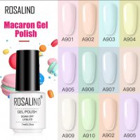 Гел лак Rosalind Macaron / Пастел 7 мл, снимка 1 - Продукти за маникюр - 38653752