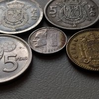 лот монети Испания - Хуан Карлос - 5 броя, снимка 3 - Нумизматика и бонистика - 39888644