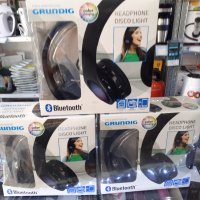 Безжични мощни слушалки с радио Grundig Bluetooth Headphone Discolight, снимка 1 - Слушалки и портативни колонки - 33400164