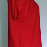 Еластична блуза от червена дантела / голям размер , снимка 4 - Блузи с дълъг ръкав и пуловери - 26744245