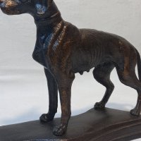 Метална статуетка ловни кучета  пойнтери, снимка 3 - Декорация за дома - 38582334