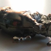 Метална запалка с форма на бик, снимка 6 - Антикварни и старинни предмети - 32614595