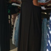 Дълга черна рокля с отворен гръб , снимка 2 - Рокли - 33435112