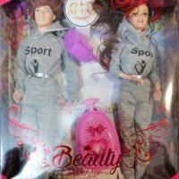 Детски комплект кукли -семейство, снимка 1 - Кукли - 43289414