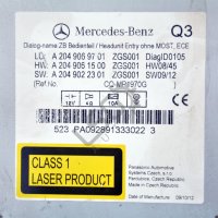 CD плеър Mercedes-Benz C-Class 204 (W/S/C)(2007-2014) ID: 98235, снимка 3 - Части - 40319978